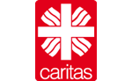 Caritas Logo mit dem Flammenkreuz